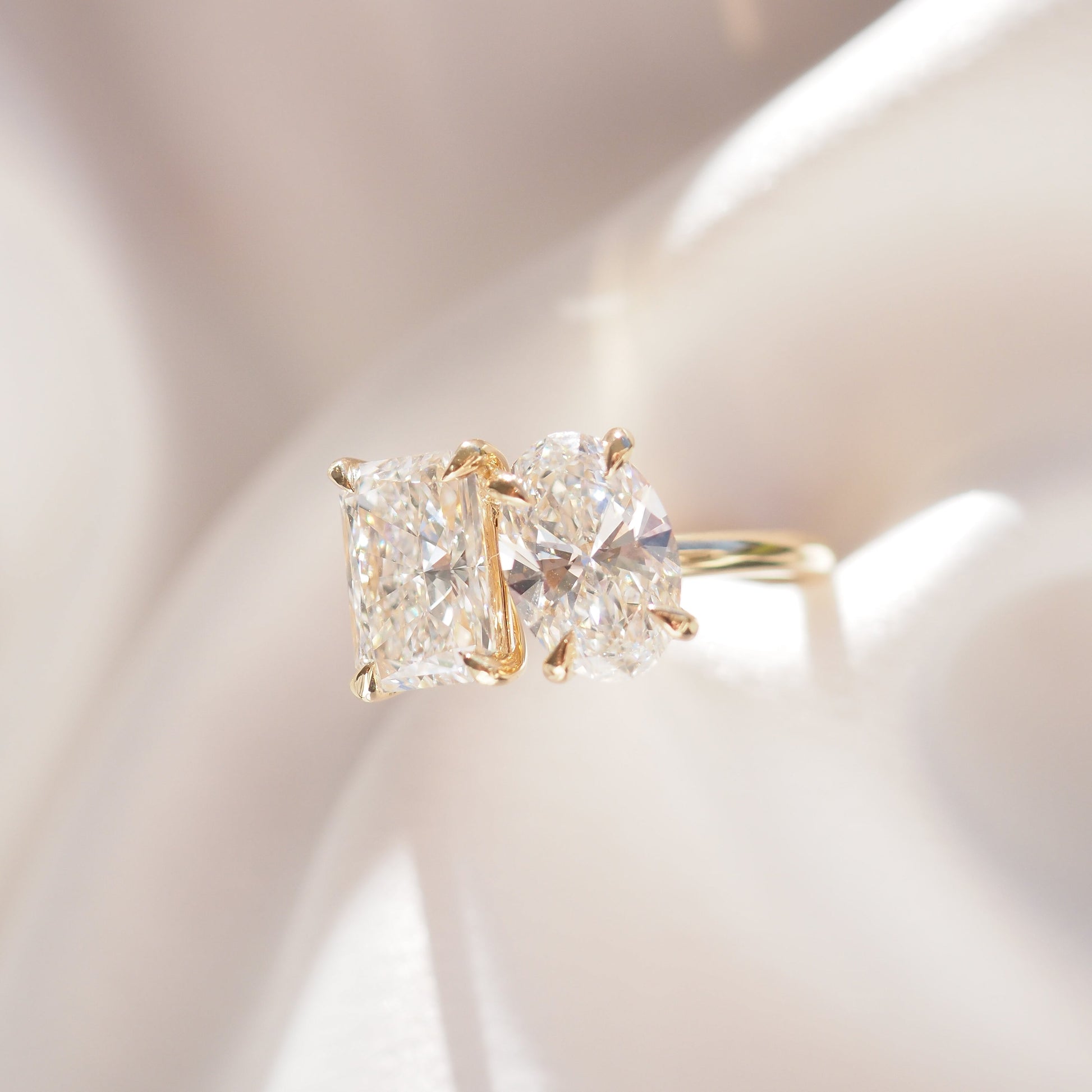Round Halo, Pave & Split Shank Engagement Ring – 1.93 CT Lab Grown Diamond