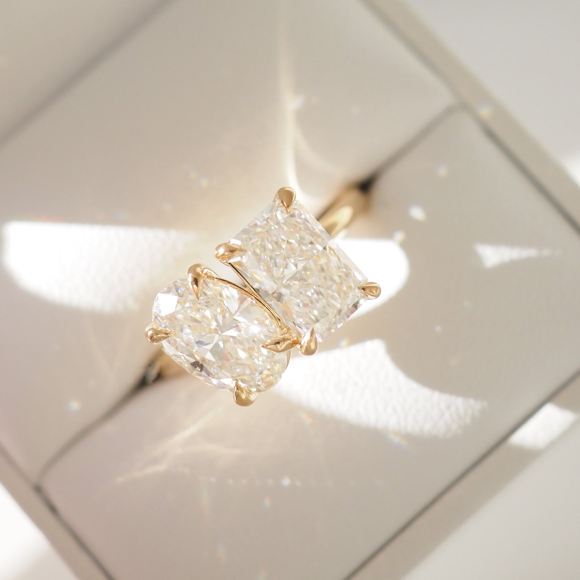 Round Halo, Pave & Split Shank Engagement Ring – 1.93 CT Lab Grown Diamond