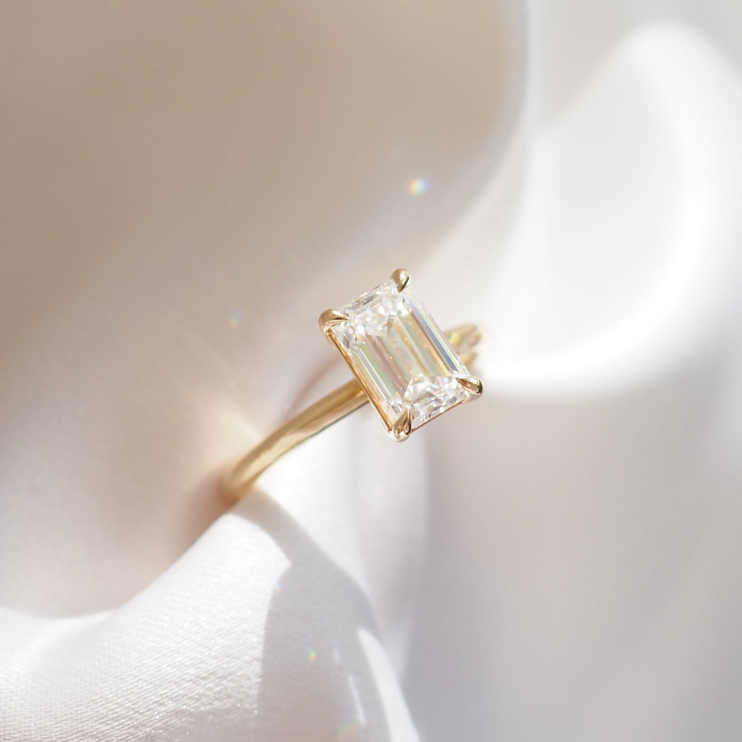 Round Halo, Pave & Split Shank Engagement Ring – 1.93 CT Lab Grown Diamond