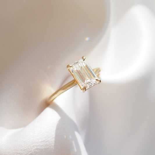 Round Halo, Pave & Split Shank Engagement Ring – 1.93 CT Lab Grown Diamond