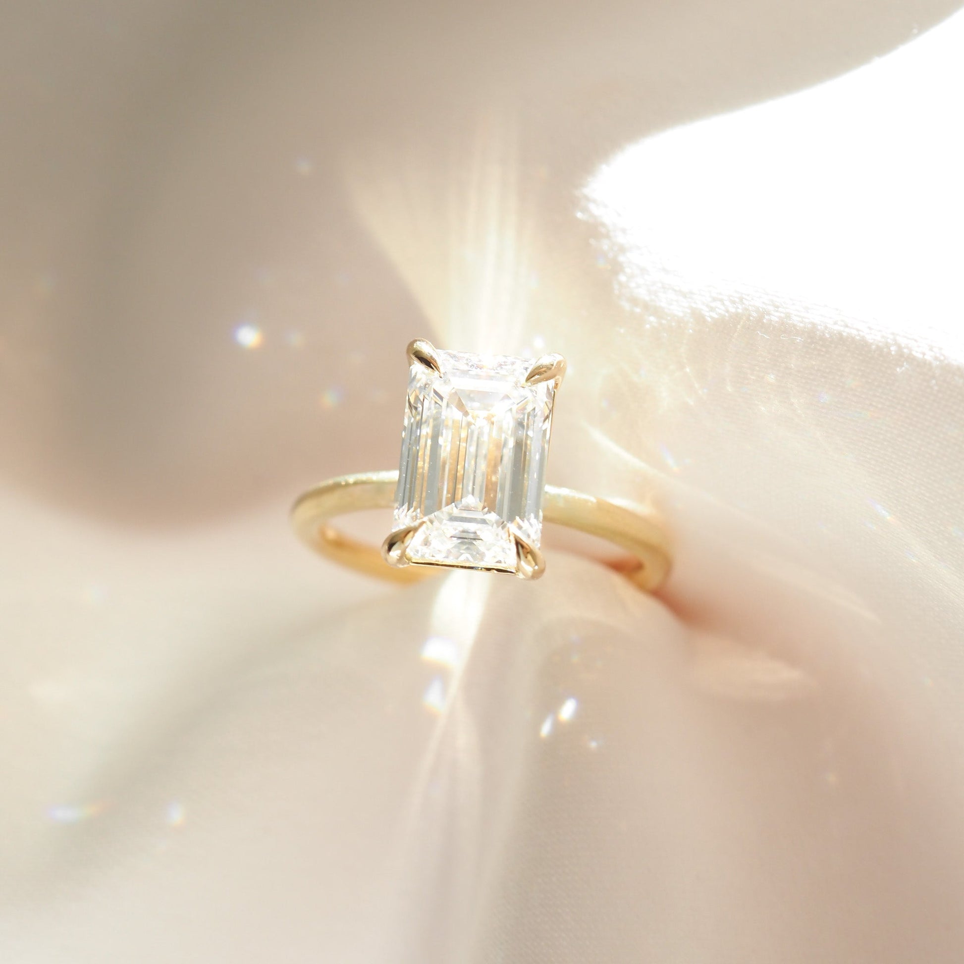 Round Halo, Pave & Split Shank Engagement Ring – 1.93 CT Lab Grown Diamond