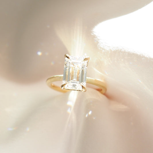 Round Halo, Pave & Split Shank Engagement Ring – 1.93 CT Lab Grown Diamond