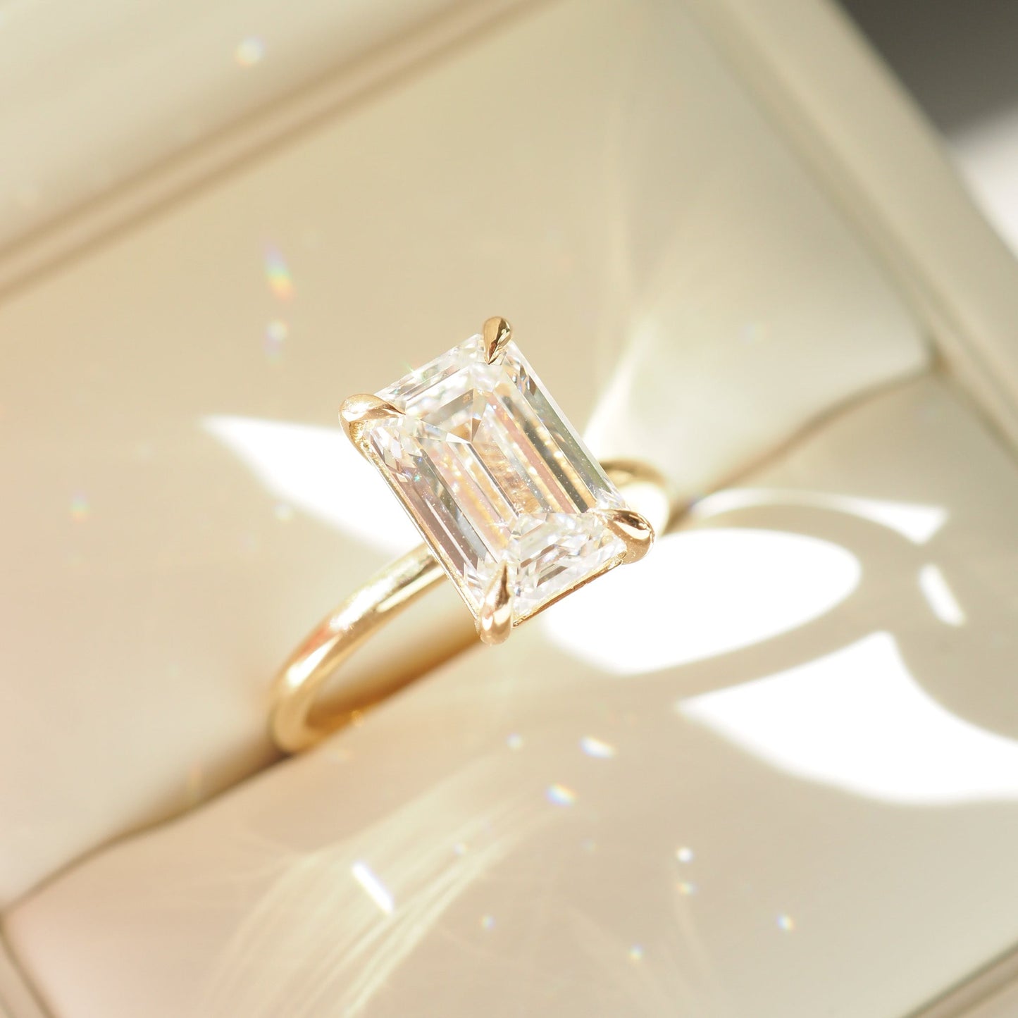 Round Halo, Pave & Split Shank Engagement Ring – 1.93 CT Lab Grown Diamond