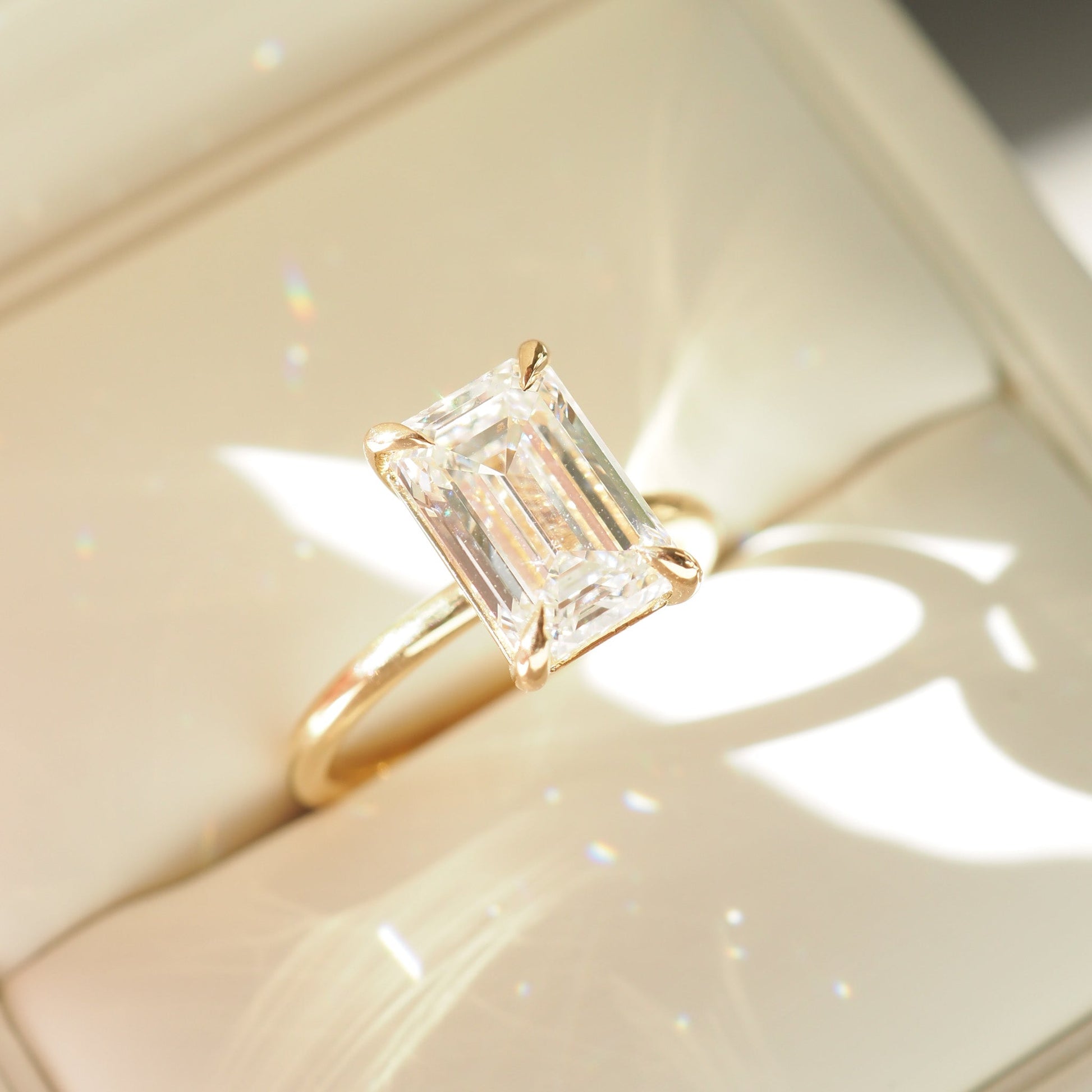 Round Halo, Pave & Split Shank Engagement Ring – 1.93 CT Lab Grown Diamond