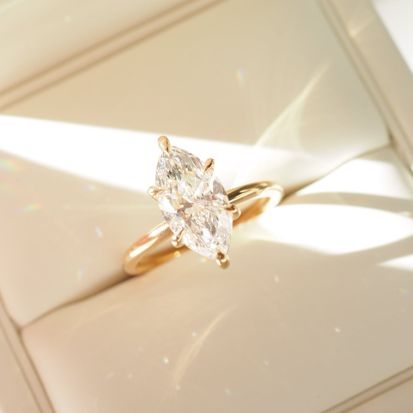 Round Halo, Pave & Split Shank Engagement Ring – 1.93 CT Lab Grown Diamond