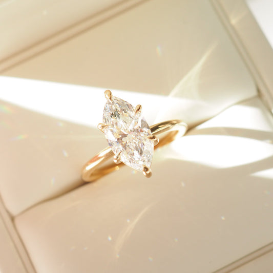 Round Halo, Pave & Split Shank Engagement Ring – 1.93 CT Lab Grown Diamond