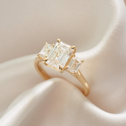Round Halo, Pave & Split Shank Engagement Ring – 1.93 CT Lab Grown Diamond