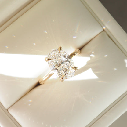 Round Halo, Pave & Split Shank Engagement Ring – 1.93 CT Lab Grown Diamond