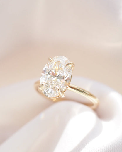 Round Halo, Pave & Split Shank Engagement Ring – 1.93 CT Lab Grown Diamond