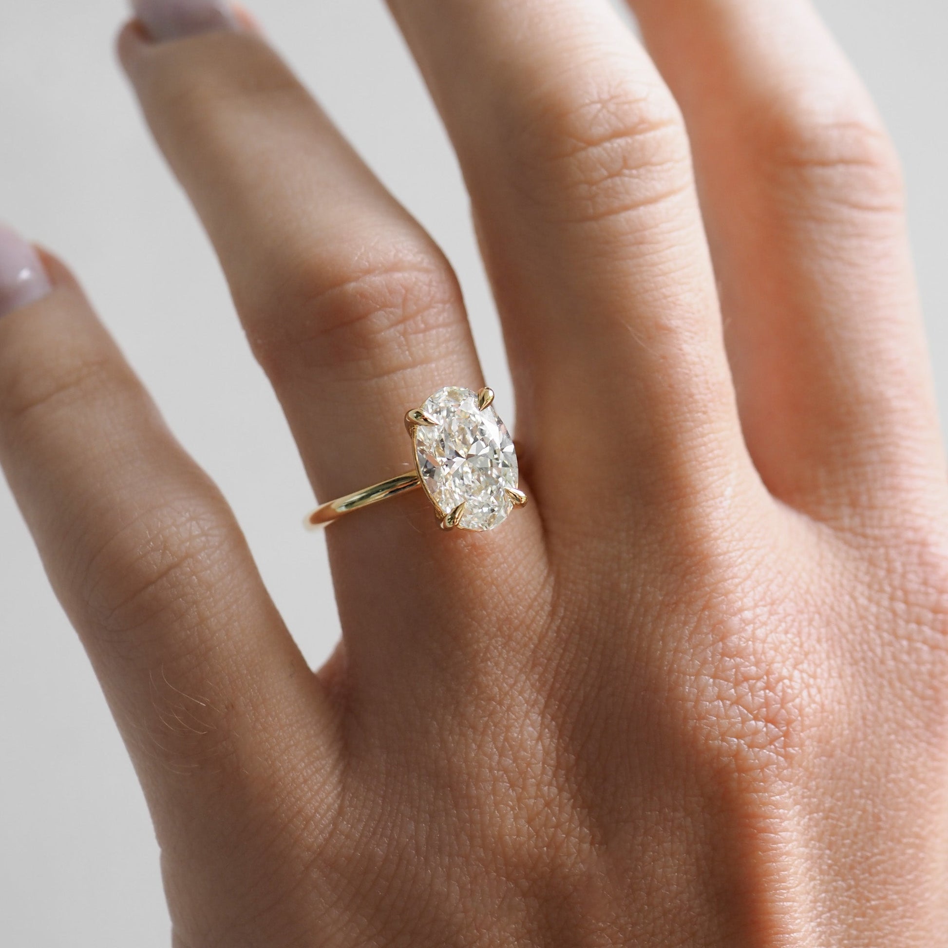 Round Halo, Pave & Split Shank Engagement Ring – 1.93 CT Lab Grown Diamond