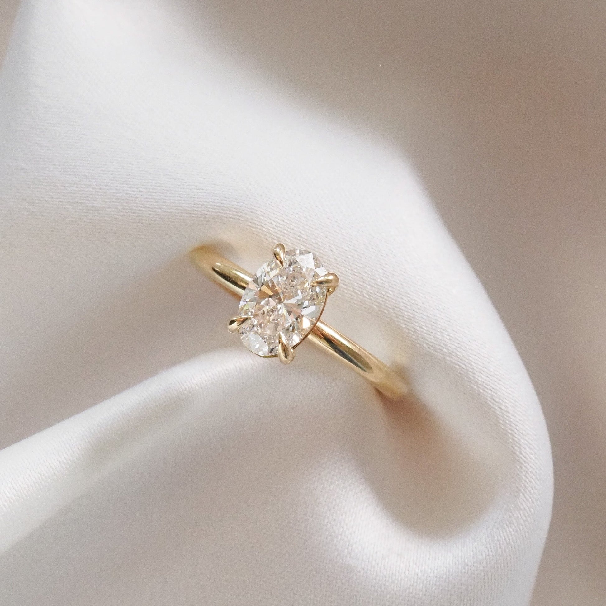 Round Halo, Pave & Split Shank Engagement Ring – 1.93 CT Lab Grown Diamond