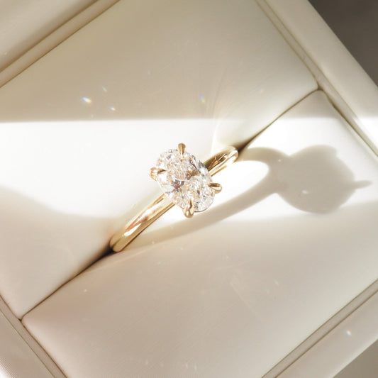 Round Halo, Pave & Split Shank Engagement Ring – 1.93 CT Lab Grown Diamond