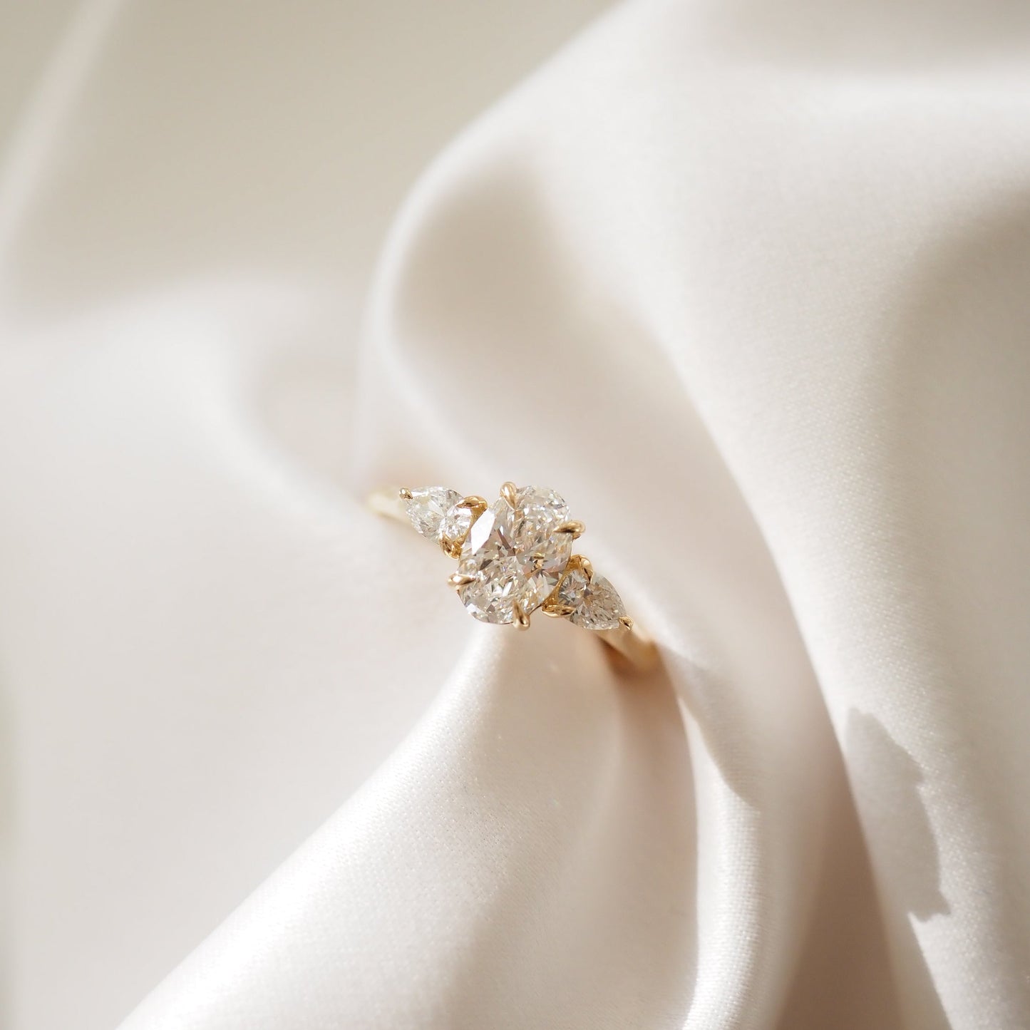 Round Halo, Pave & Split Shank Engagement Ring – 1.93 CT Lab Grown Diamond