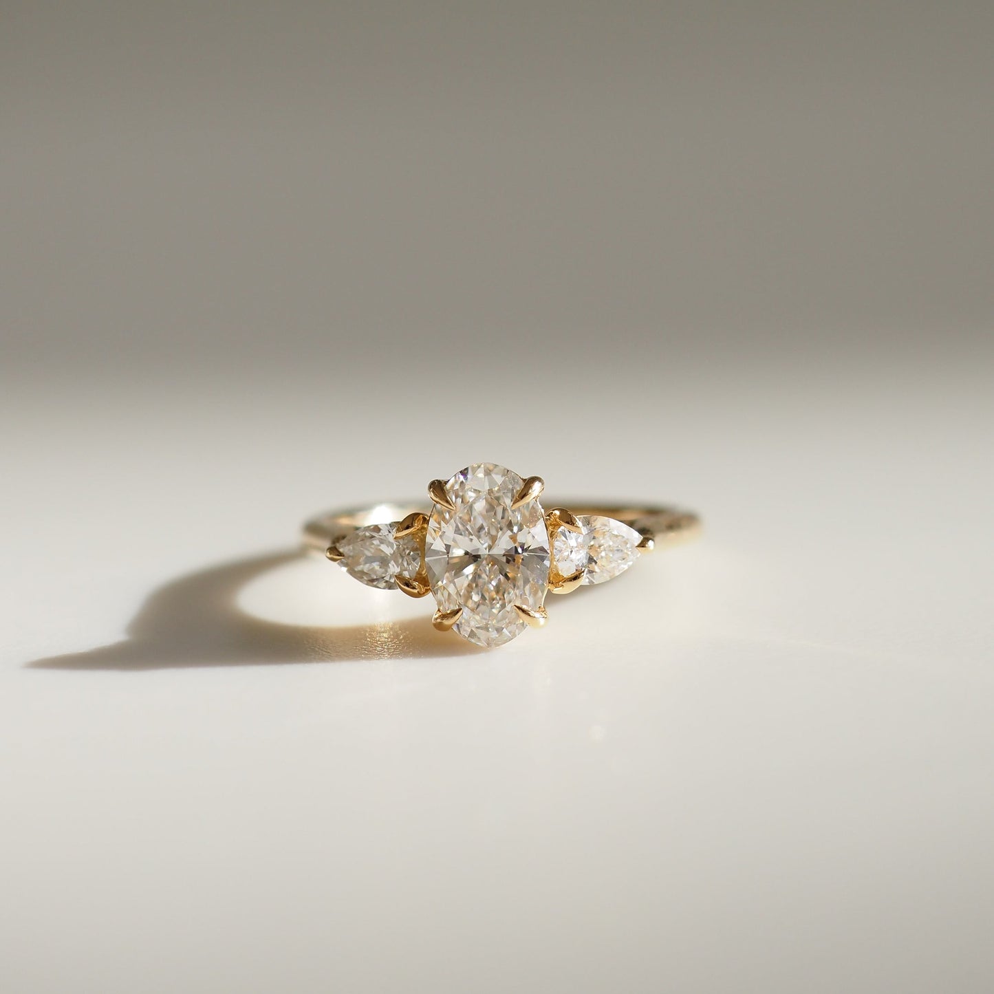 Round Halo, Pave & Split Shank Engagement Ring – 1.93 CT Lab Grown Diamond