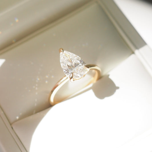 Round Halo, Pave & Split Shank Engagement Ring – 1.93 CT Lab Grown Diamond