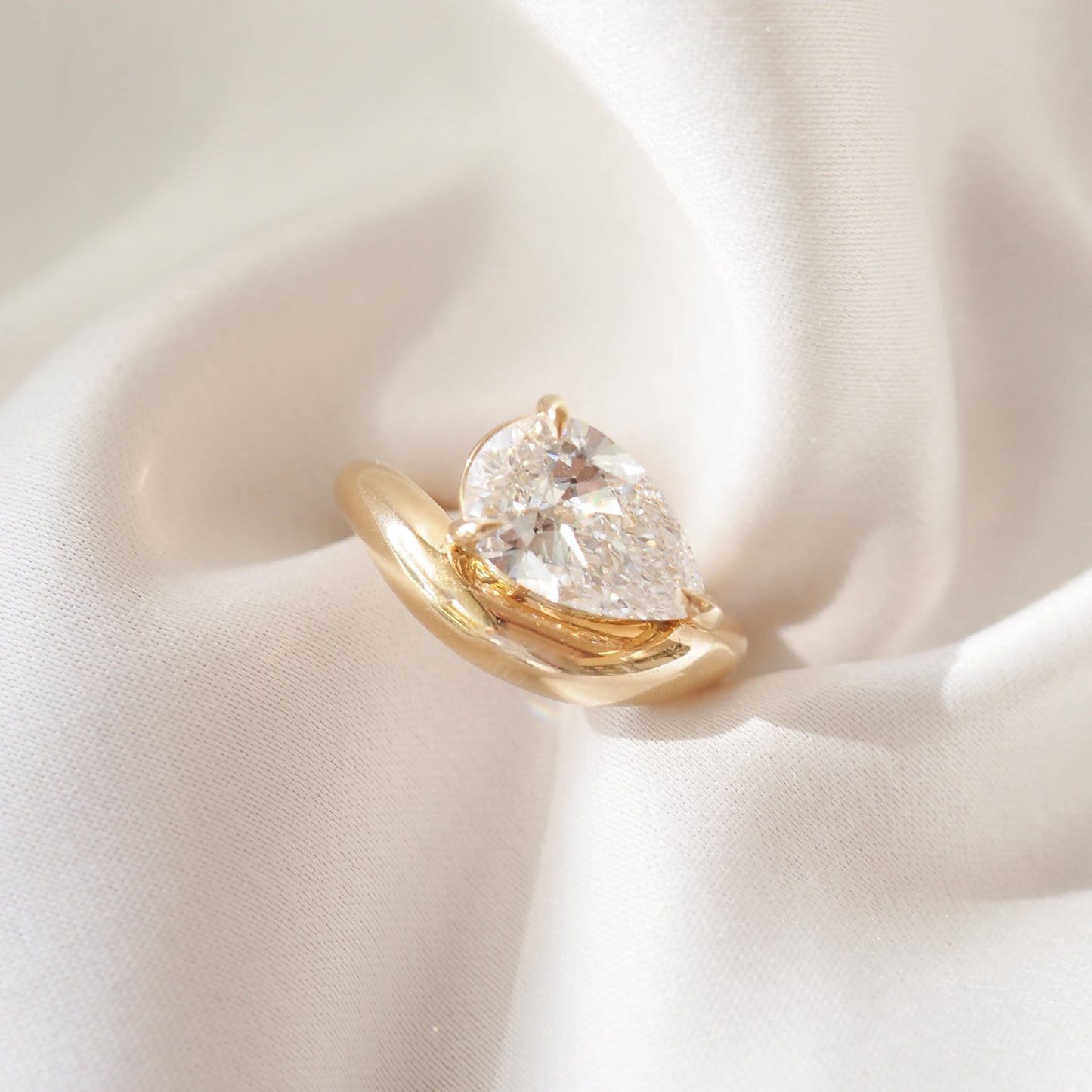 Round Halo, Pave & Split Shank Engagement Ring – 1.93 CT Lab Grown Diamond