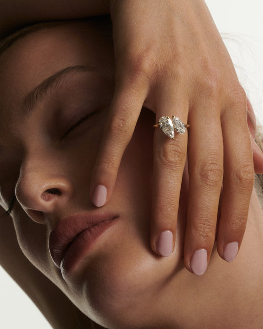 Round Halo, Pave & Split Shank Engagement Ring – 1.93 CT Lab Grown Diamond