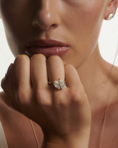 Round Halo, Pave & Split Shank Engagement Ring – 1.93 CT Lab Grown Diamond