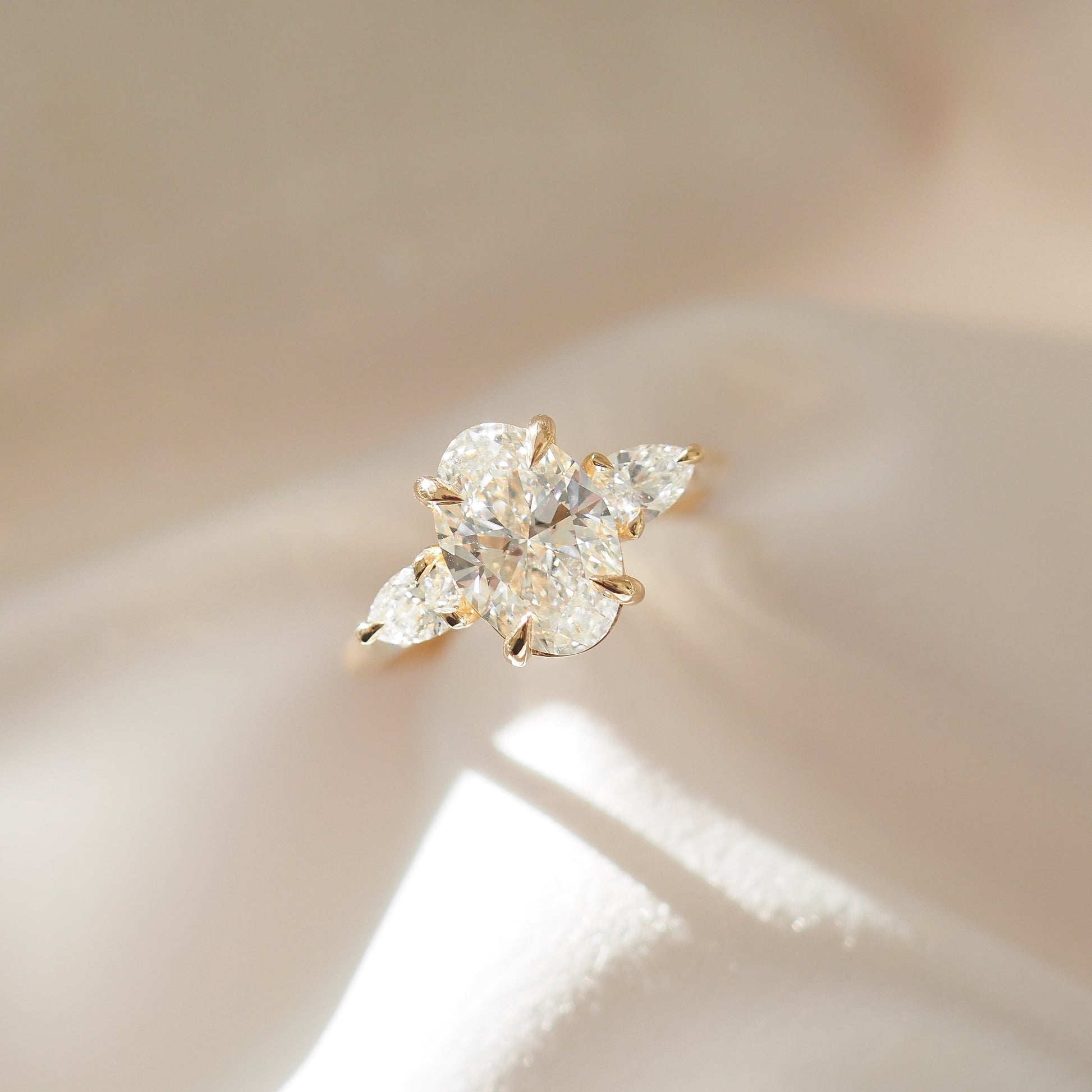 Round Halo, Pave & Split Shank Engagement Ring – 1.93 CT Lab Grown Diamond