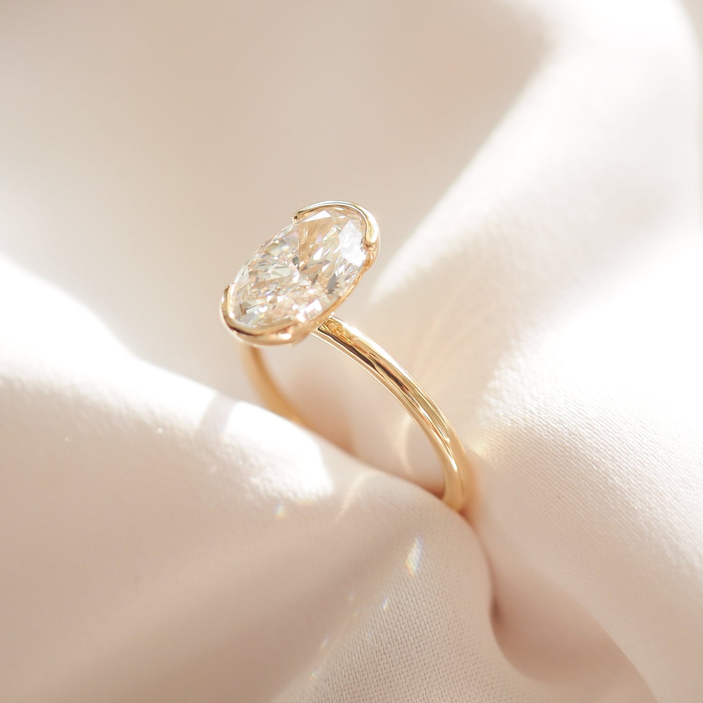 Round Halo, Pave & Split Shank Engagement Ring – 1.93 CT Lab Grown Diamond
