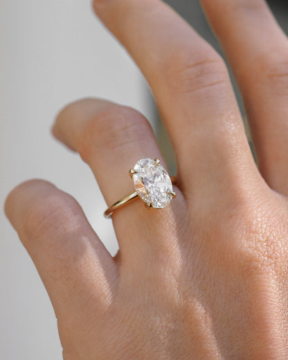 Round Halo, Pave & Split Shank Engagement Ring – 1.93 CT Lab Grown Diamond