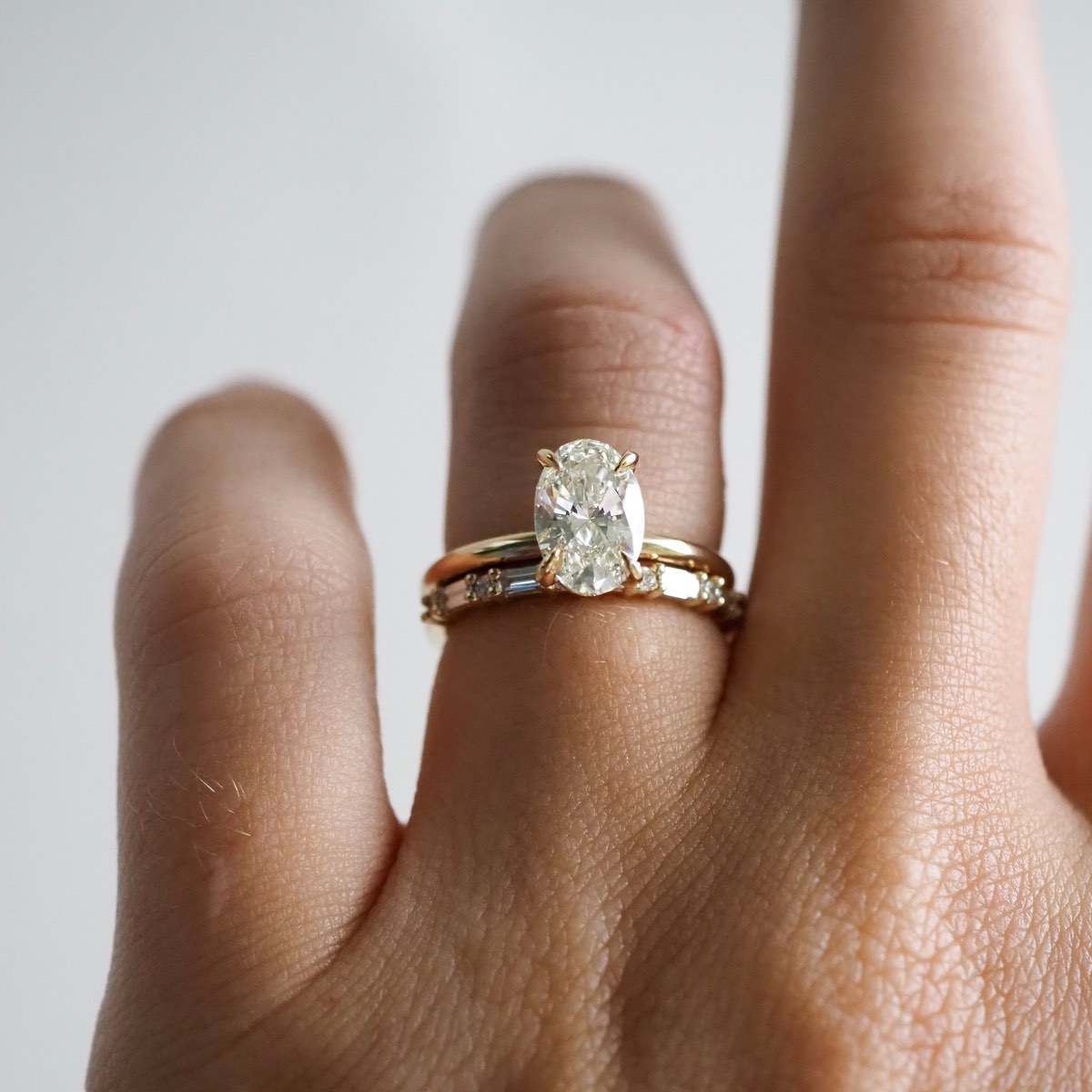 0.35 TCW Round Diamond Curved Pave DEF/VVS Lab Grown Wedding Band