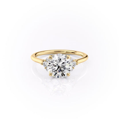 Asscher Three Stones Engagement Ring – 5.75 CT Moissanite Diamond