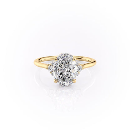 Asscher Three Stones Engagement Ring – 5.75 CT Moissanite Diamond