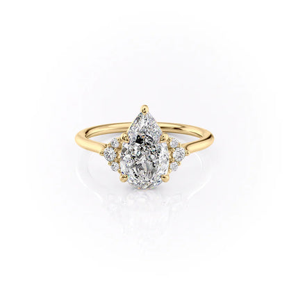 Asscher Three Stones Engagement Ring – 5.75 CT Moissanite Diamond