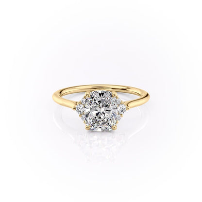 Asscher Three Stones Engagement Ring – 5.75 CT Moissanite Diamond