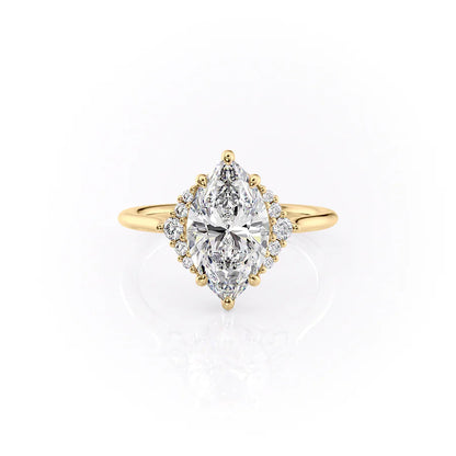 Asscher Three Stones Engagement Ring – 5.75 CT Moissanite Diamond