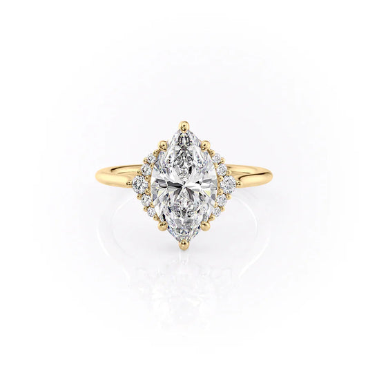 Asscher Three Stones Engagement Ring – 5.75 CT Moissanite Diamond