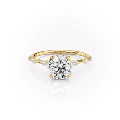Asscher Three Stones Engagement Ring – 5.75 CT Moissanite Diamond