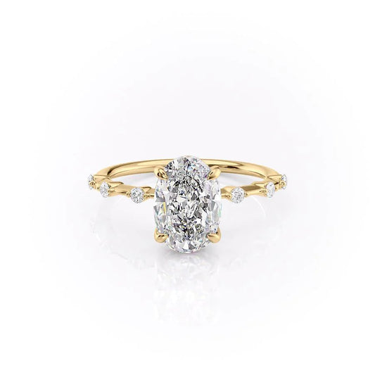 Asscher Three Stones Engagement Ring – 5.75 CT Moissanite Diamond