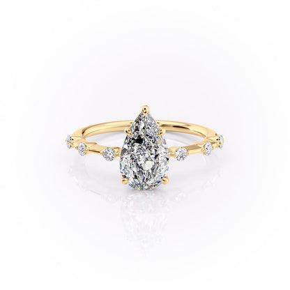 Asscher Three Stones Engagement Ring – 5.75 CT Moissanite Diamond