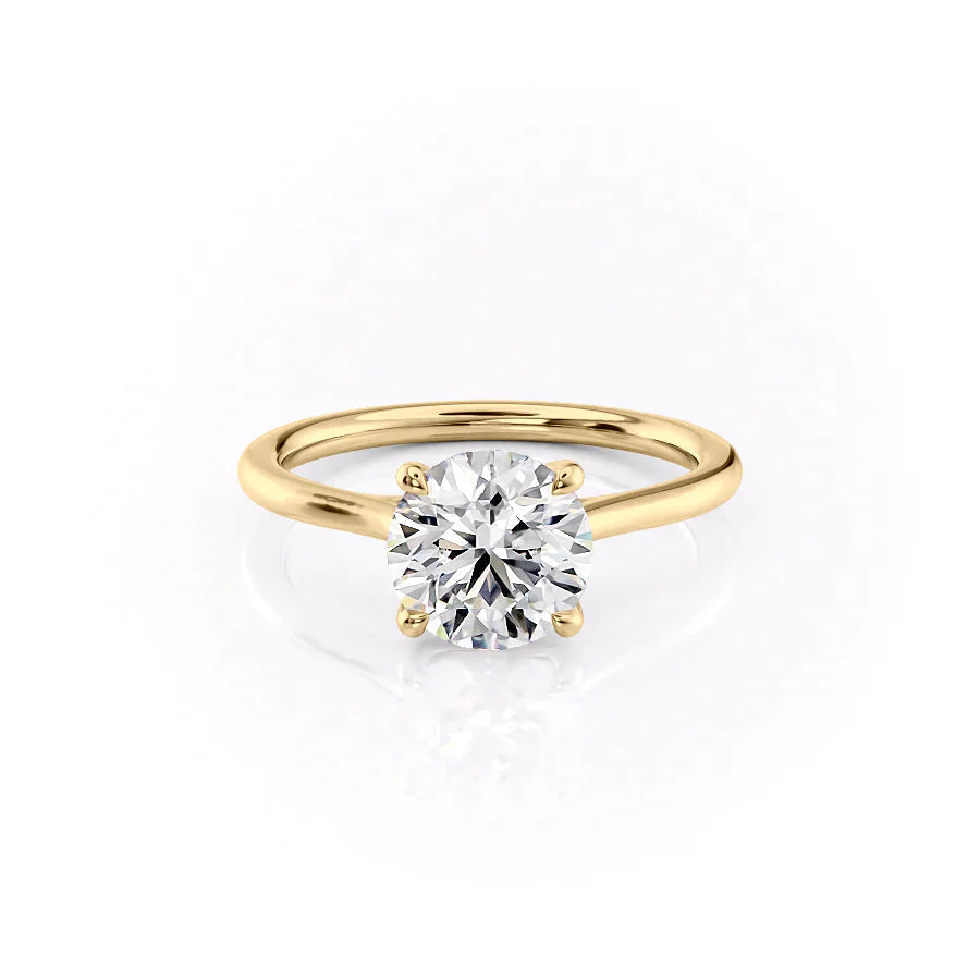 Asscher Three Stones Engagement Ring – 5.75 CT Moissanite Diamond