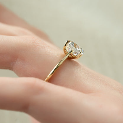 Asscher Three Stones Engagement Ring – 5.75 CT Moissanite Diamond