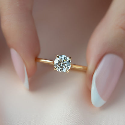 Asscher Three Stones Engagement Ring – 5.75 CT Moissanite Diamond