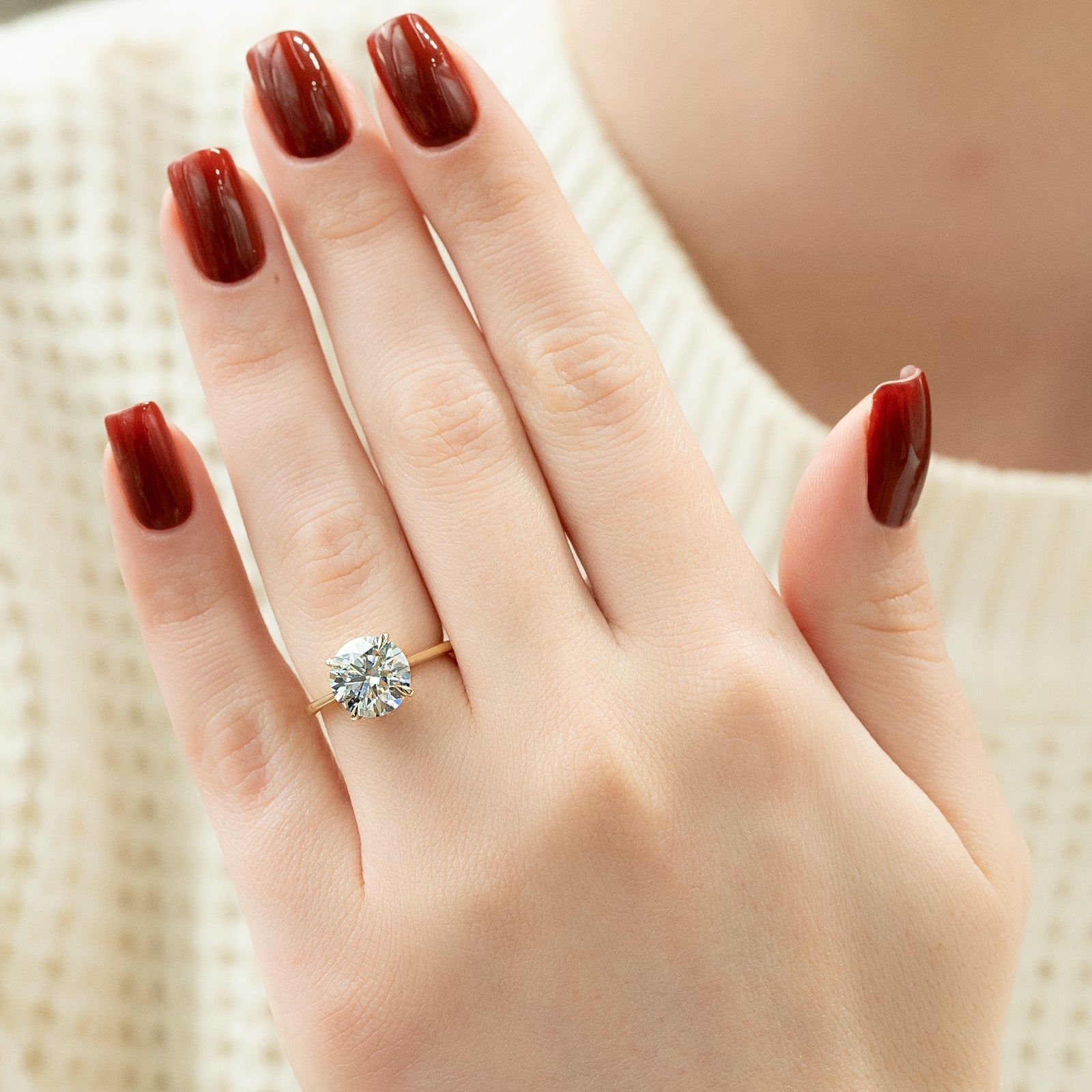 Asscher Three Stones Engagement Ring – 5.75 CT Moissanite Diamond