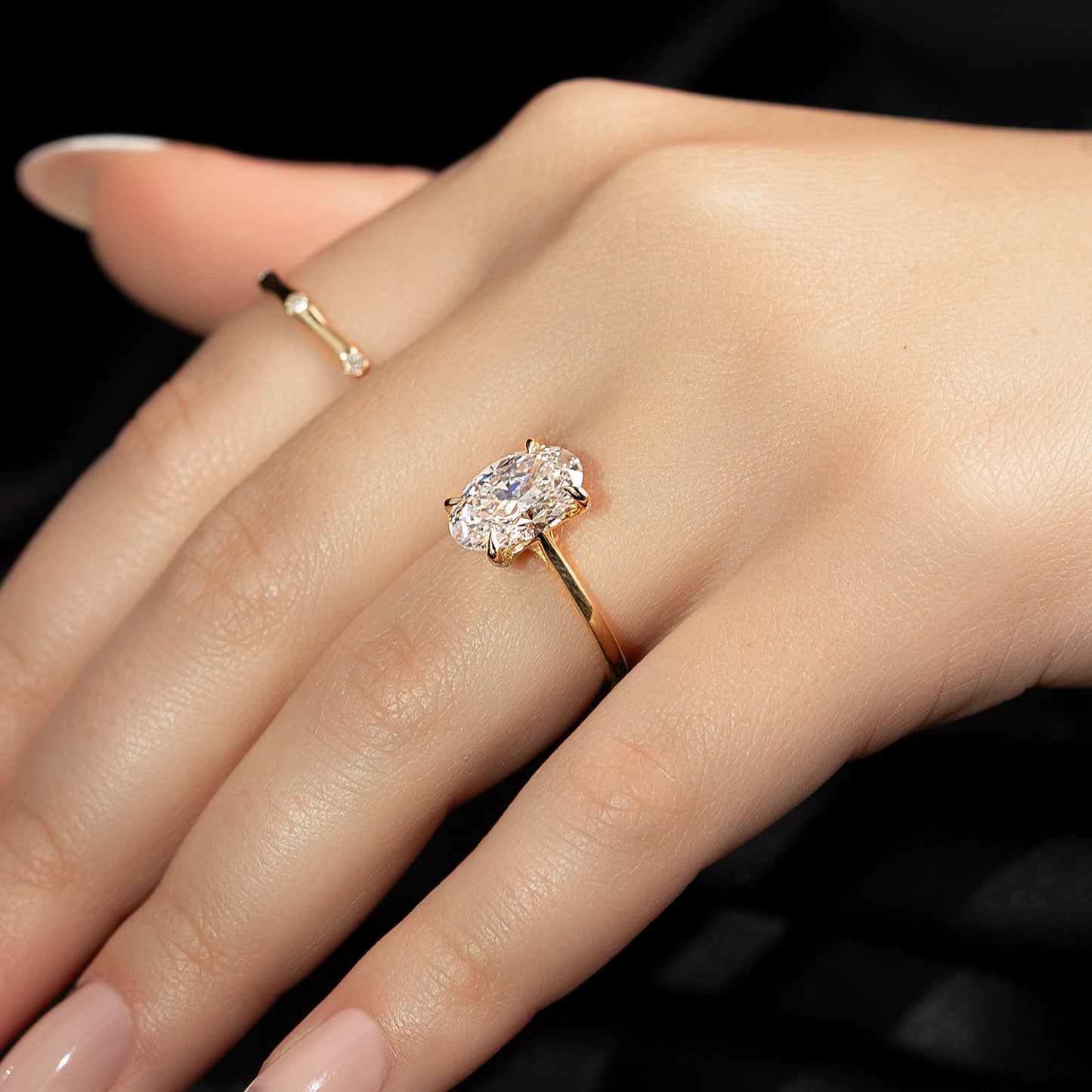 Asscher Three Stones Engagement Ring – 5.75 CT Moissanite Diamond
