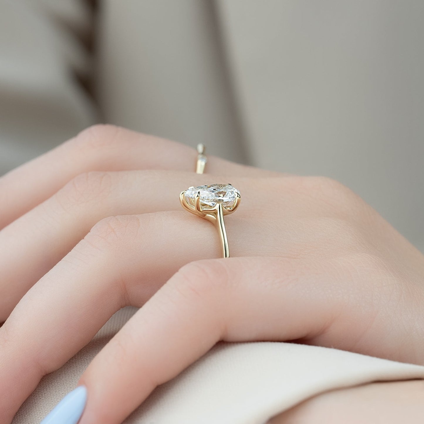 Asscher Three Stones Engagement Ring – 5.75 CT Moissanite Diamond