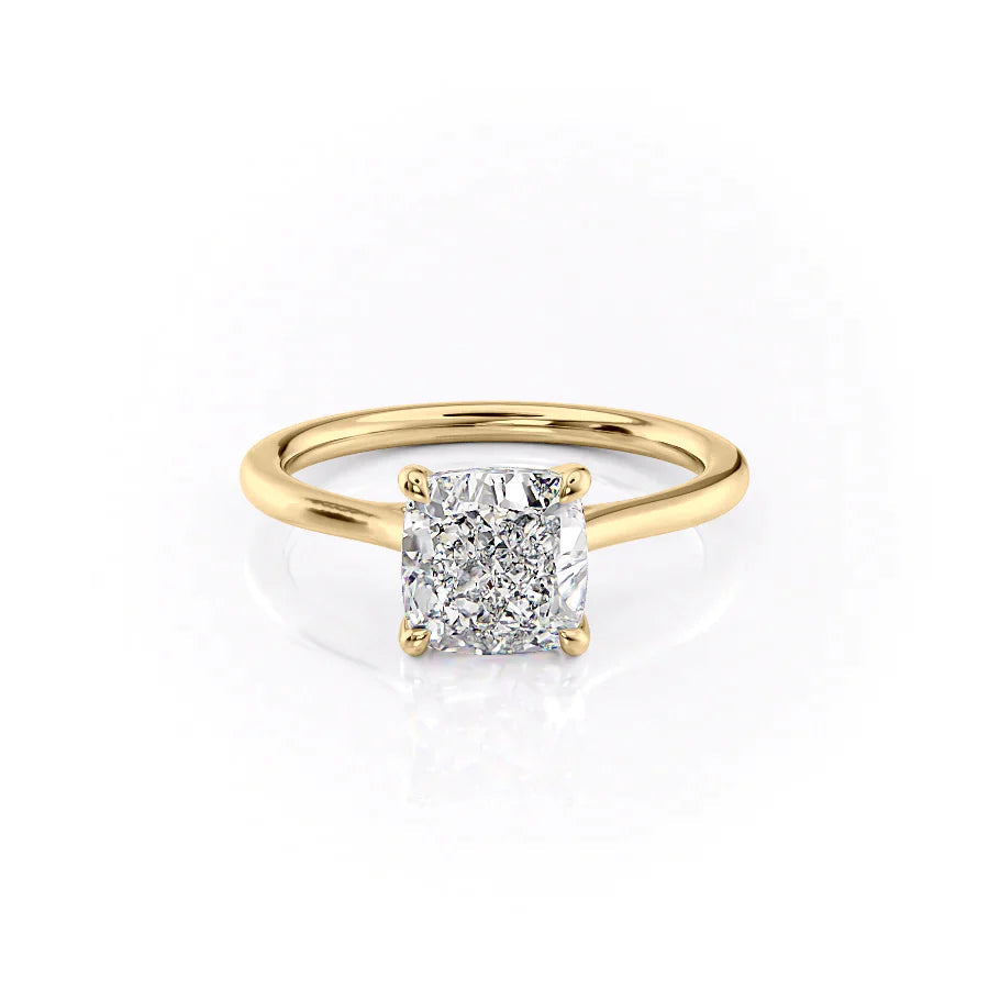 Asscher Three Stones Engagement Ring – 5.75 CT Moissanite Diamond