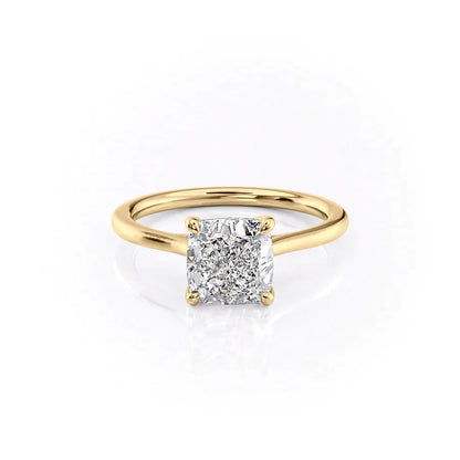 Asscher Three Stones Engagement Ring – 5.75 CT Moissanite Diamond
