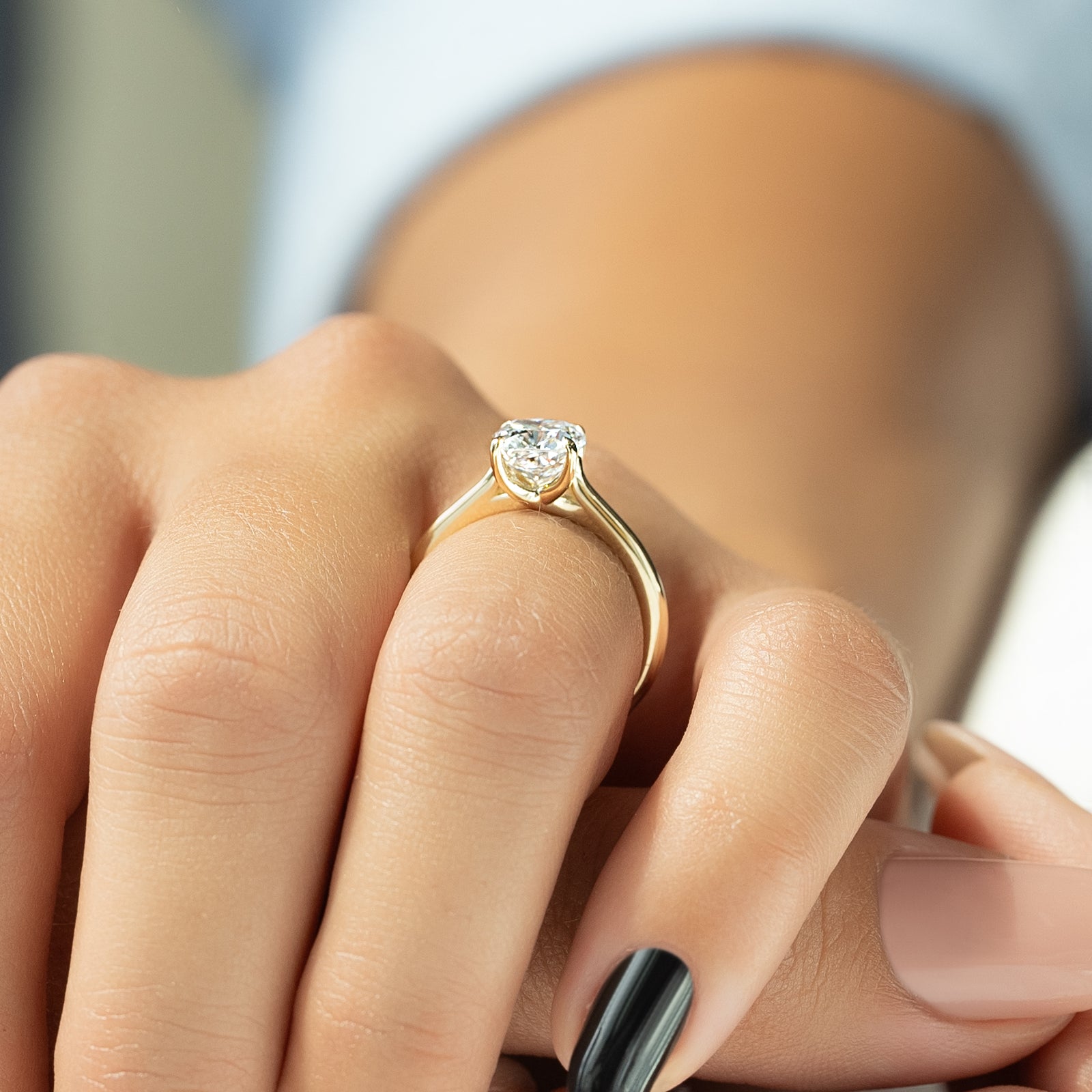 Asscher Three Stones Engagement Ring – 5.75 CT Moissanite Diamond
