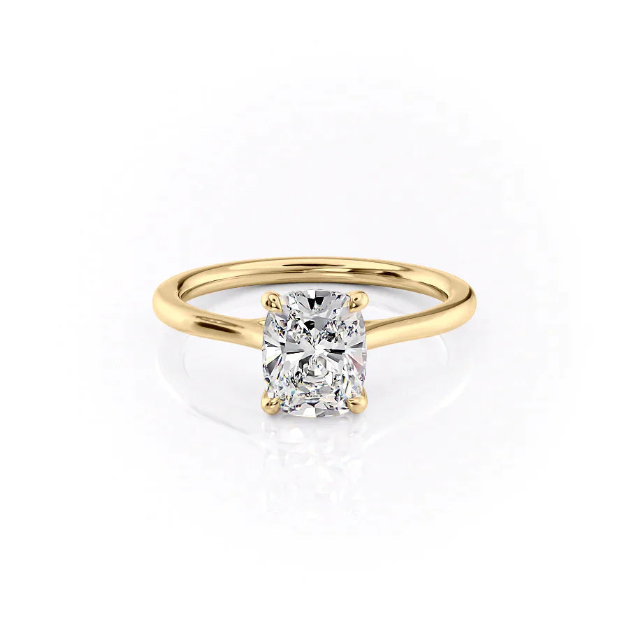 Asscher Three Stones Engagement Ring – 5.75 CT Moissanite Diamond