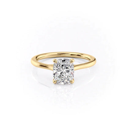 Asscher Three Stones Engagement Ring – 5.75 CT Moissanite Diamond