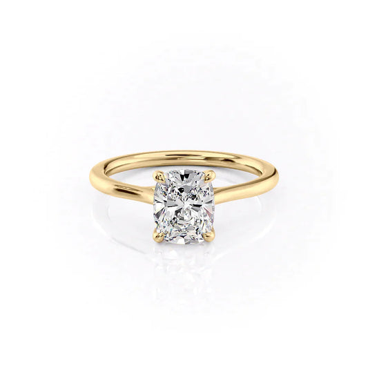 Asscher Three Stones Engagement Ring – 5.75 CT Moissanite Diamond