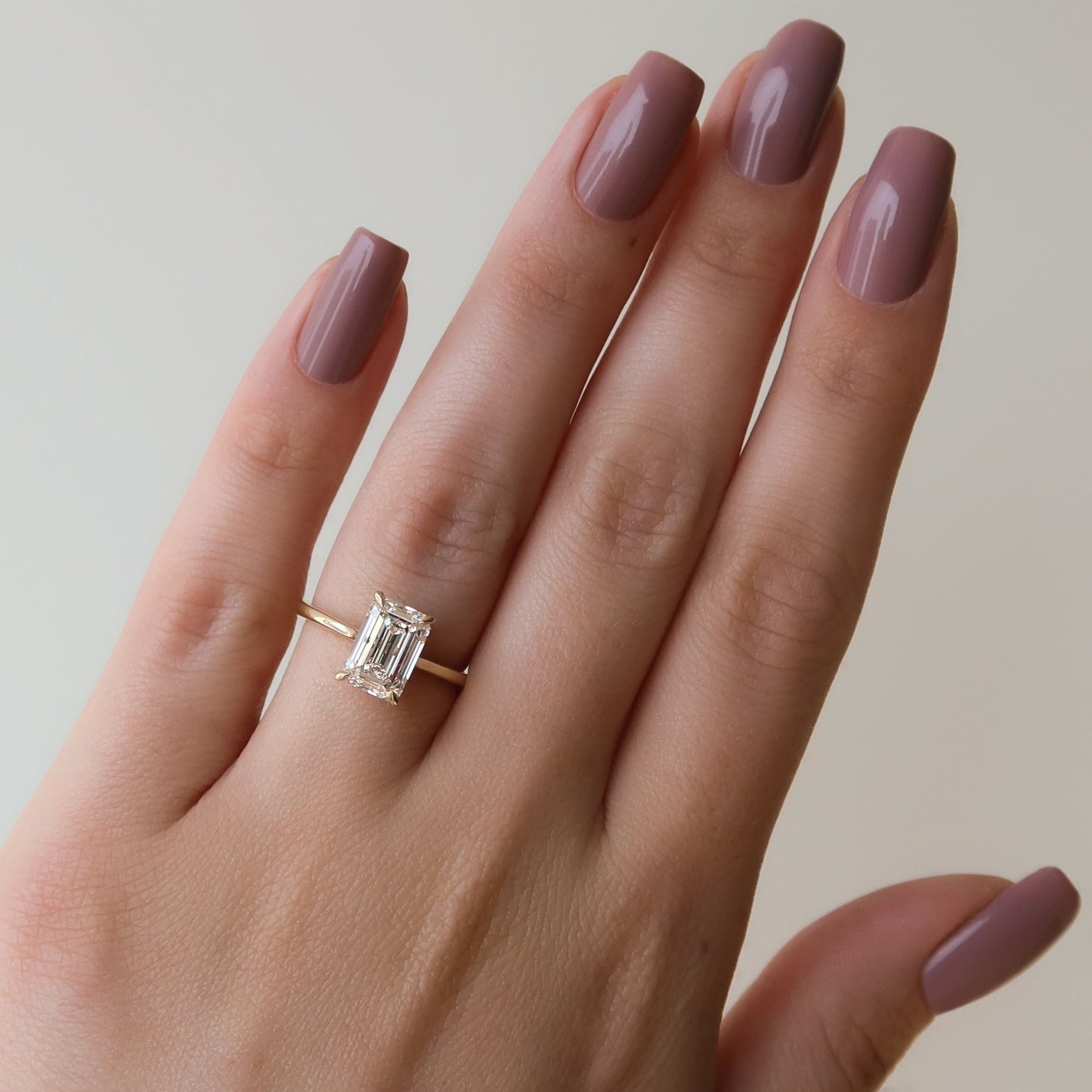 Asscher Three Stones Engagement Ring – 5.75 CT Moissanite Diamond