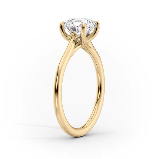Asscher Three Stones Engagement Ring – 5.75 CT Moissanite Diamond