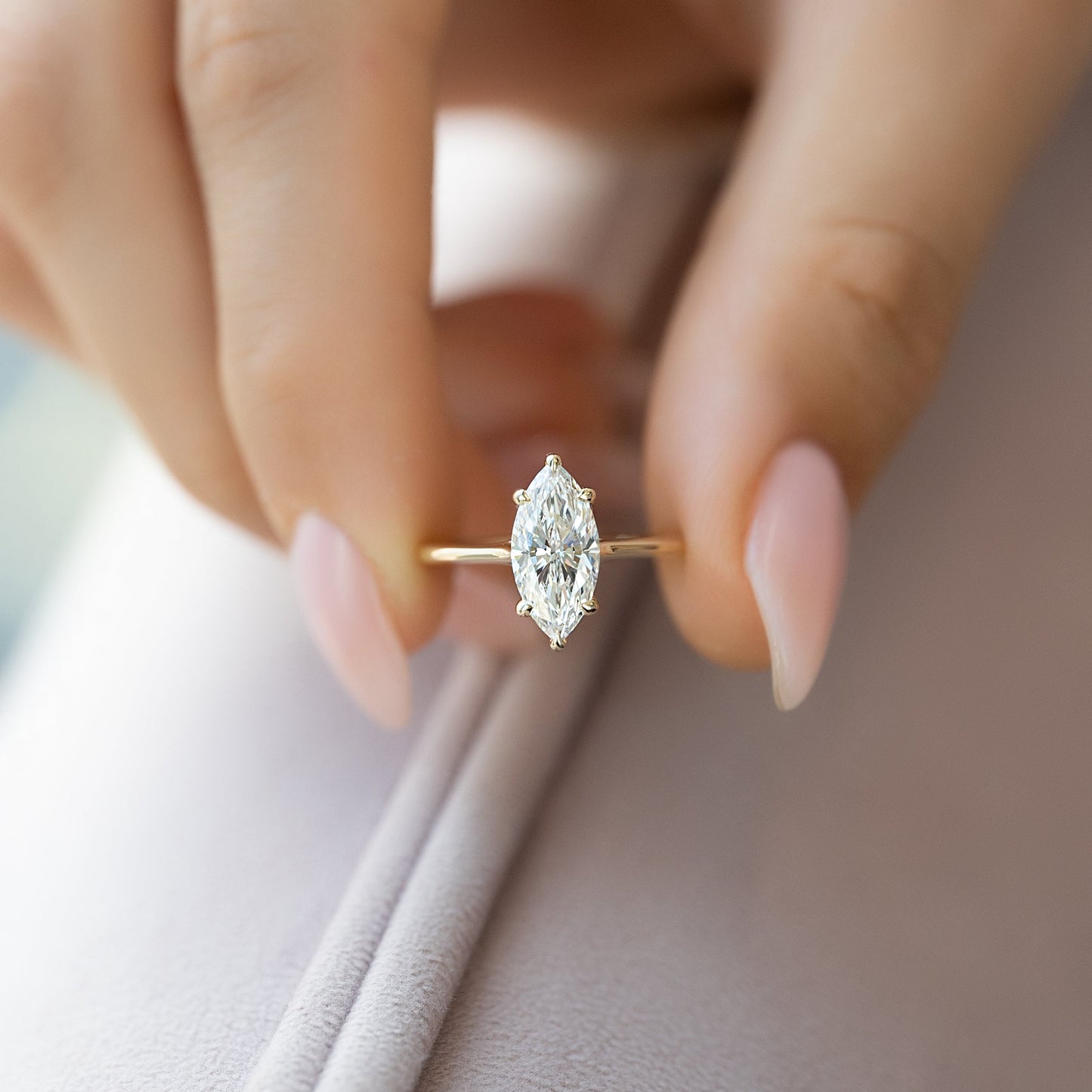 Asscher Three Stones Engagement Ring – 5.75 CT Moissanite Diamond